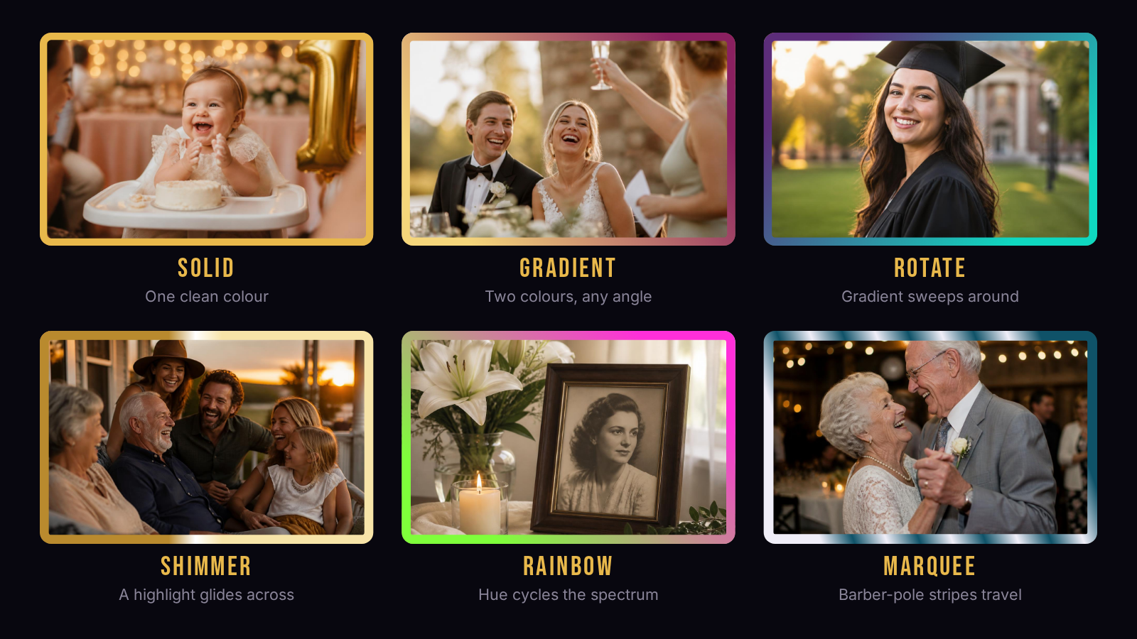 Photo Borders, and Eleven Ways to Move Them